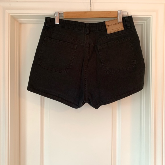 Vintage Black Nevada Denim Shorts - Picture 5 of 6